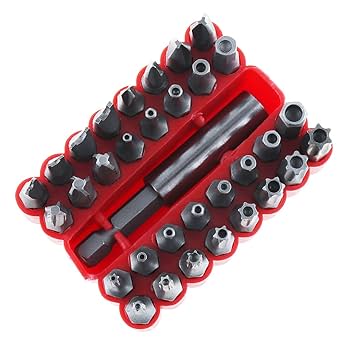 ChgImposs 33 Piece Screwdriver Bit Set, Security Screwdriver